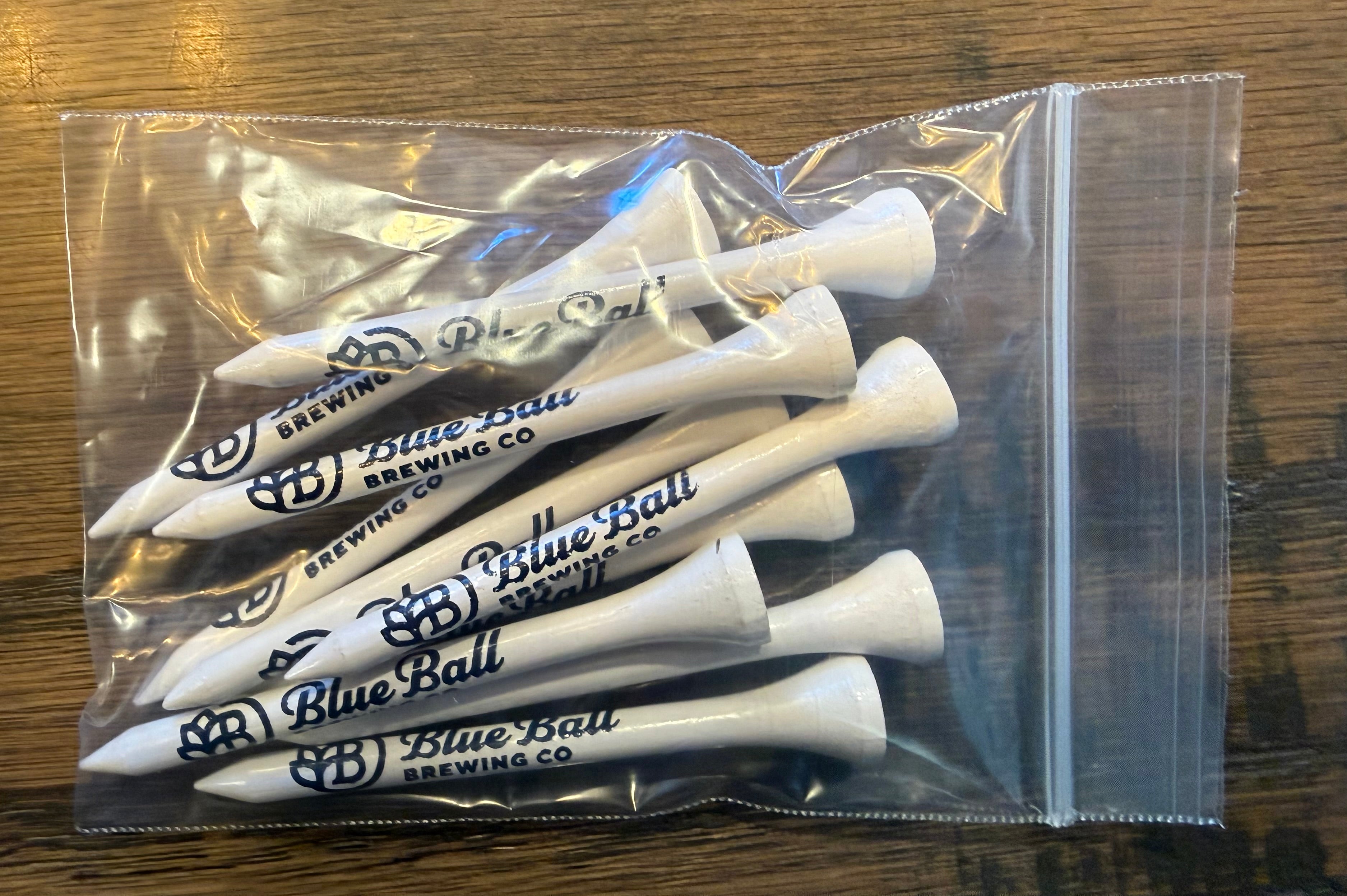 Blue Ball Brewing Golf Tee Pack (10-Pack)