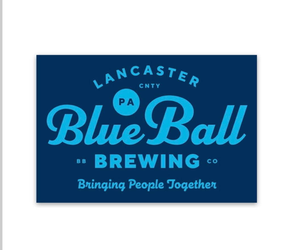Blue Ball Brewing Rectangle Sticker