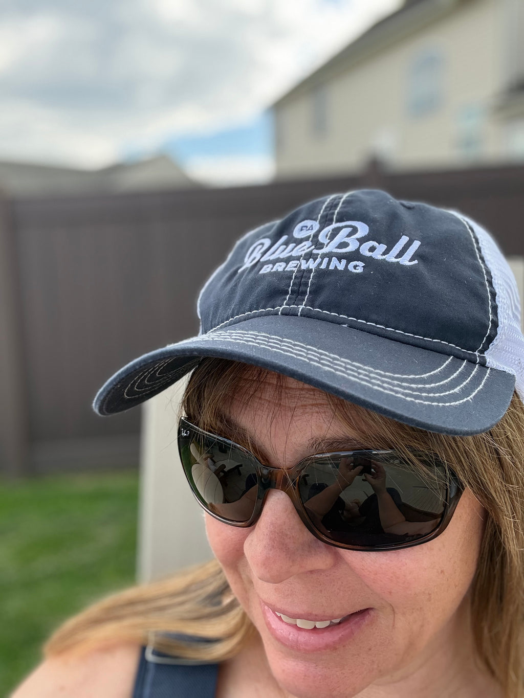 Blue Ball Brewing Vintage Snapback Trucker Hat